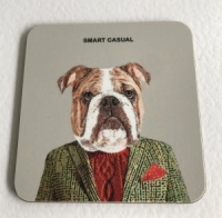 ''Smart Casual'' Coaster by Sally Scaffardi